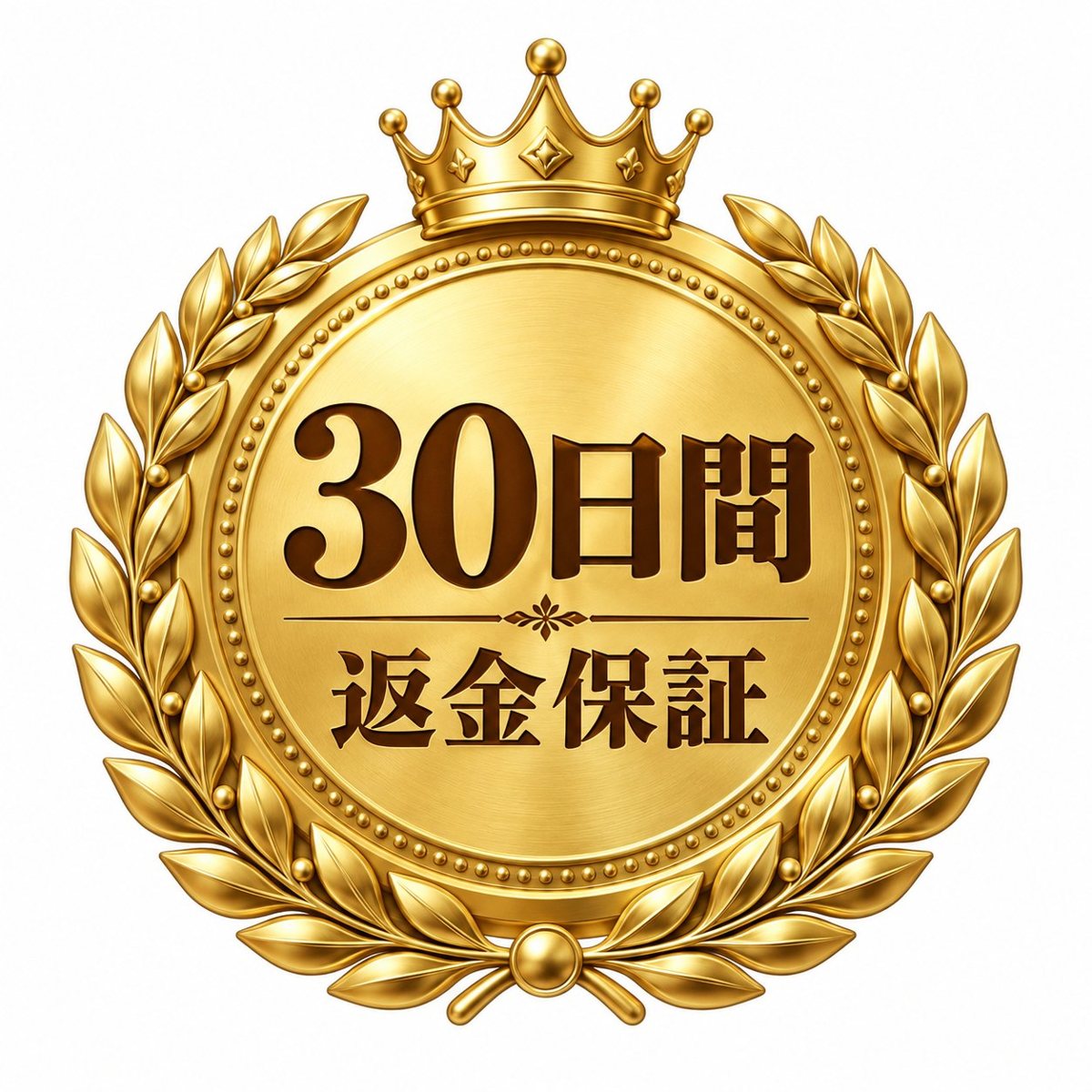 30日間の返金保証