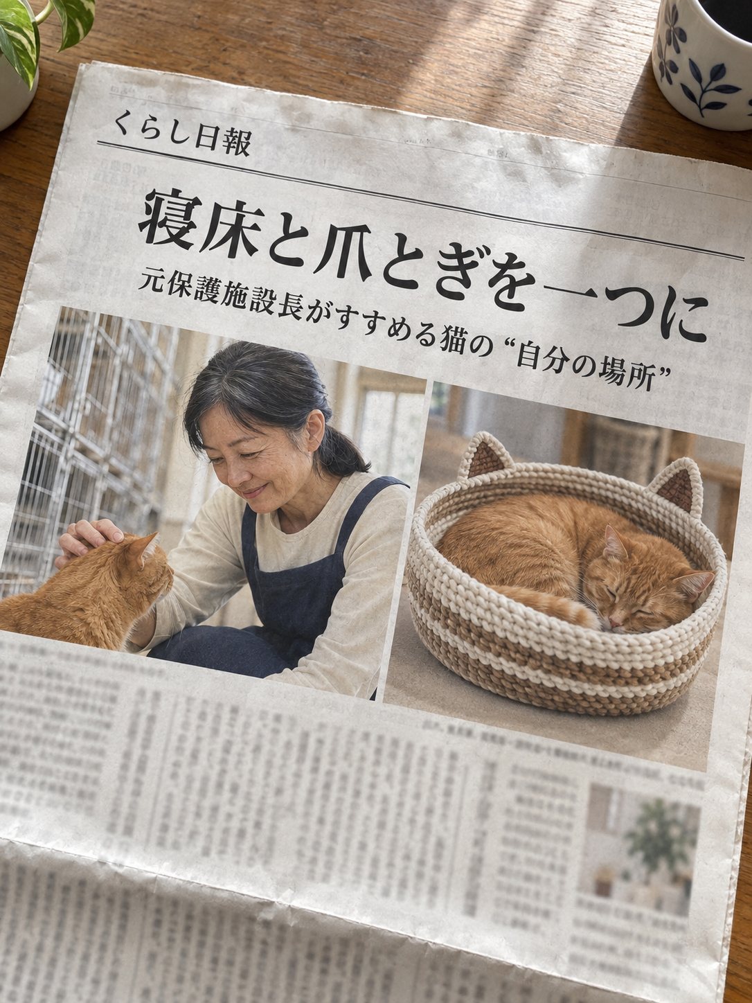 新聞の紙面イメージ